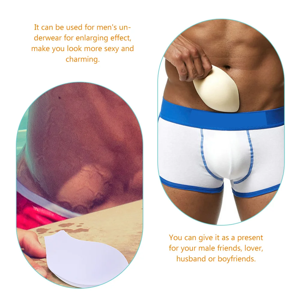 Men's Panty Liner Pad Enhancing Sponge Cup Swimwear Brief Underpants slips man