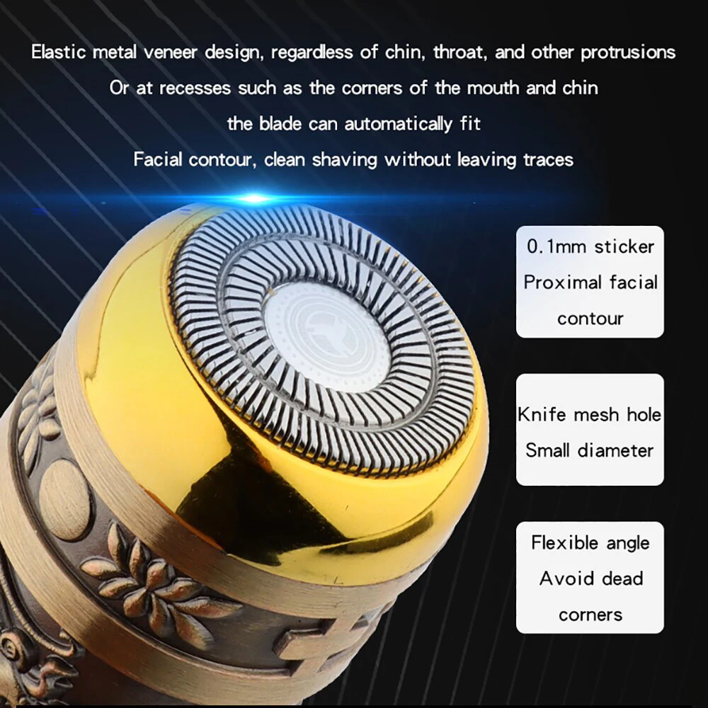 Dragon Head Shaver USB Charging For Men Mini Razor Portable Shaver Dragon Pattern Car Razor Easy to Carry Durable