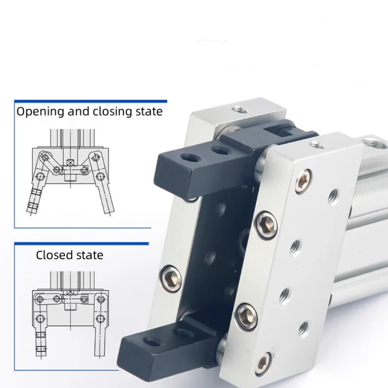 MHT2 series pivot opening and closing heavy pneumatic gripper cylinder MHT2-32DZ MHT2-40DZ MHT2-50DZ MHT2-63DZ finger cylinder