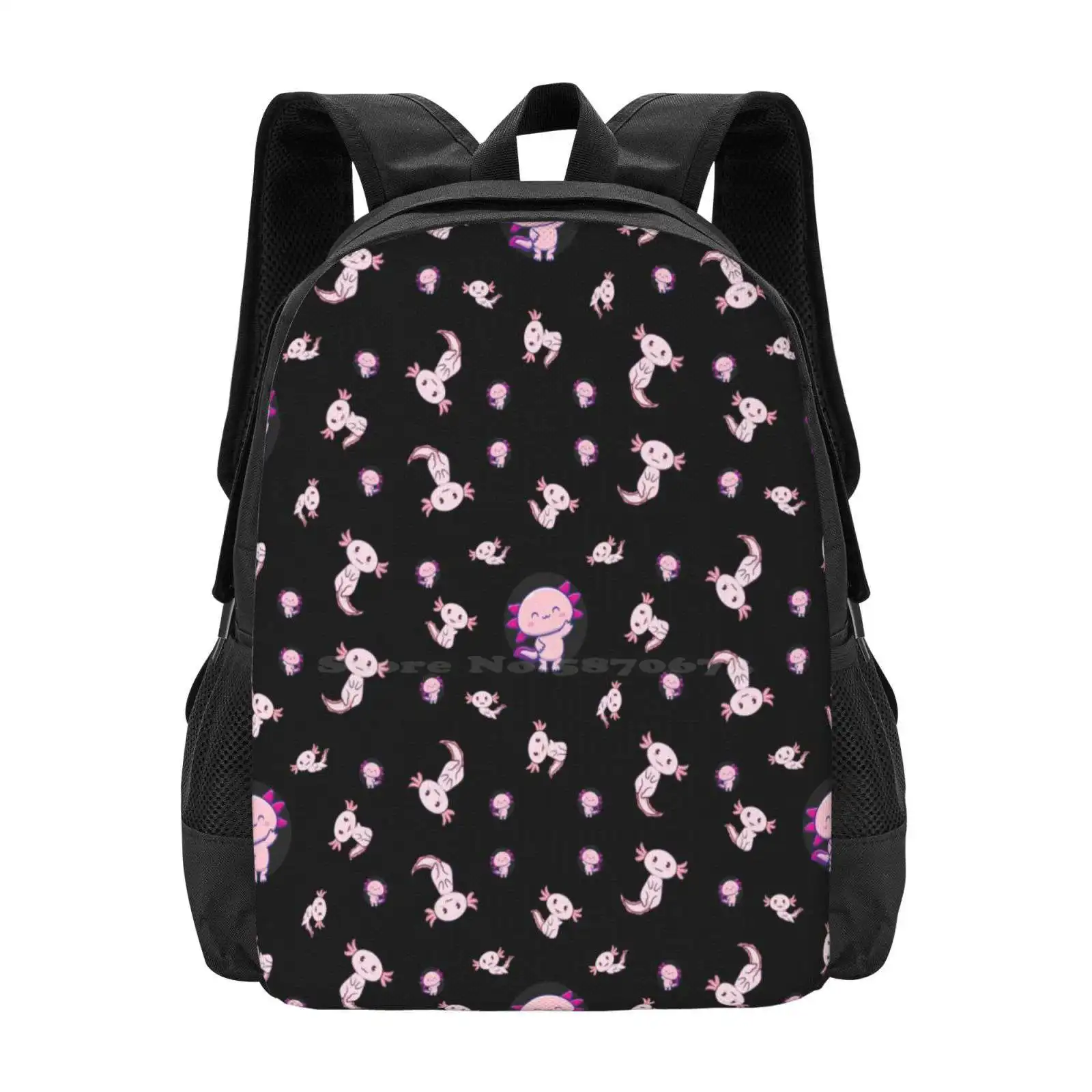 I Axolotl Questions 3D Print Design Backpack Student Bag Relaxolotl Relaxolotl Relaxolotl Relaxolotl Relaxolotl Relaxolotl