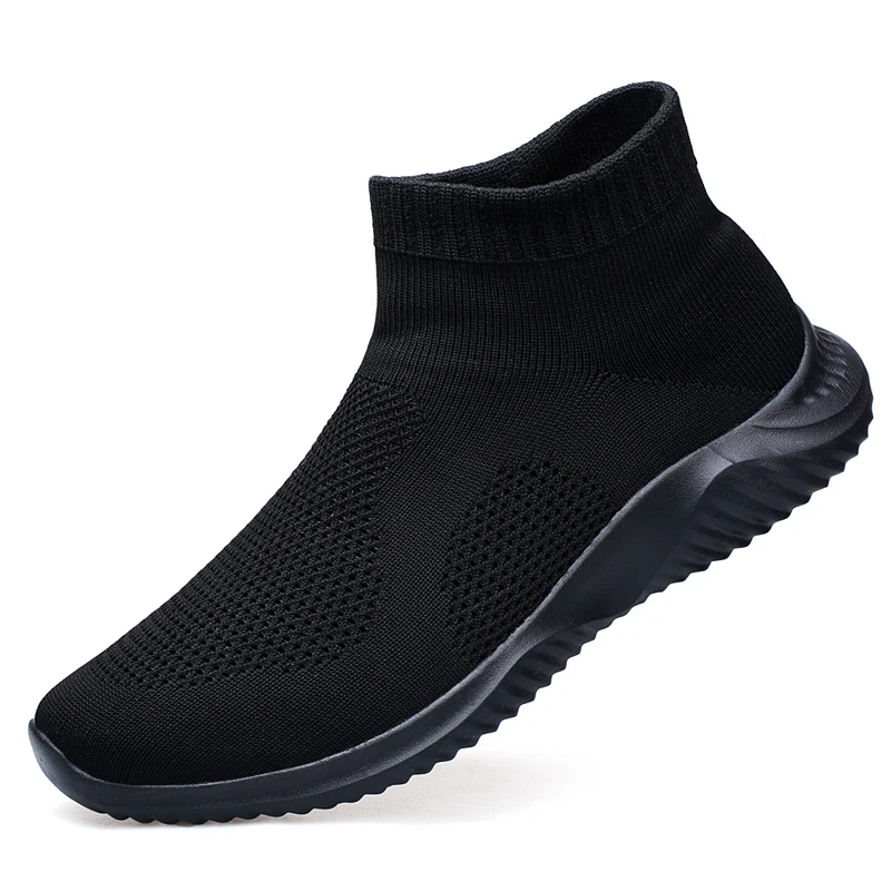 Men Summer Sports Socks Shoes Comfortable Lightweight Sneakers for Men 2023 Breathable Vulcanized Shoes Black Grey Casual Shoes