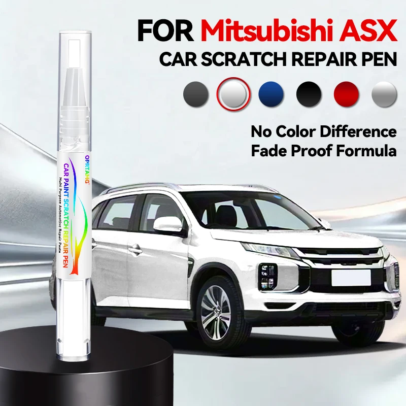 

Ручка-корректор для ремонта автомобильной краски (1996-2026 Mitsubishi ASX), аксессуары для устранения царапин, цвета: белый, черный, серебристый