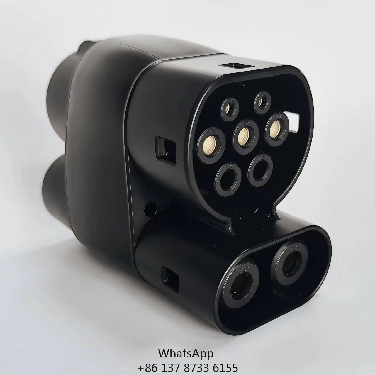 

CCS1 To CCS2 Adapter 400A AC+DC EV Charging Connector Adapter Electric Vehicle Fast Charge Sae J1772 Lec 62196