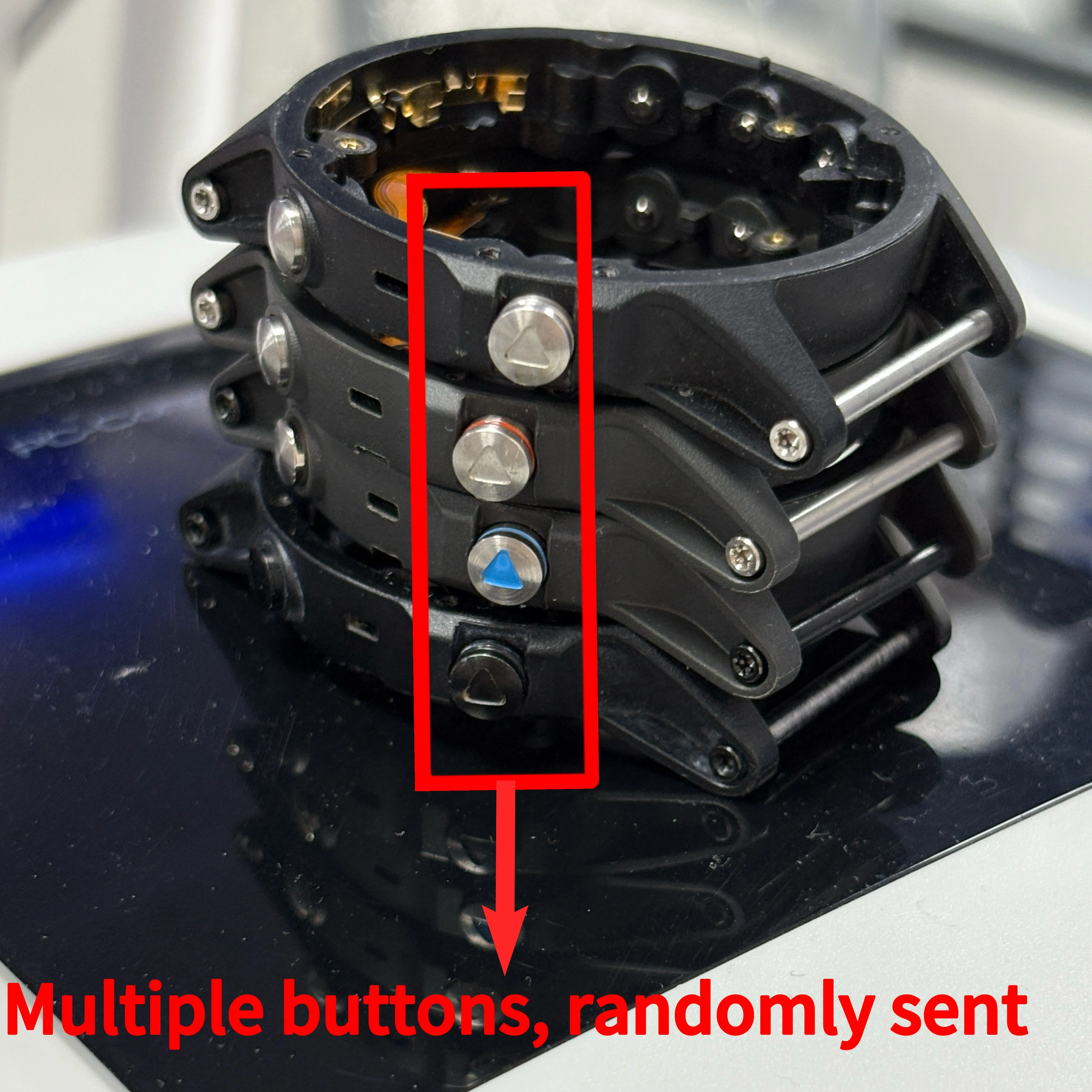 Middle Frame For GARMIN Fenix 5 Black Middle Frame Fenix 5 Multisport GPS Frame Shell Frame Replacement Part