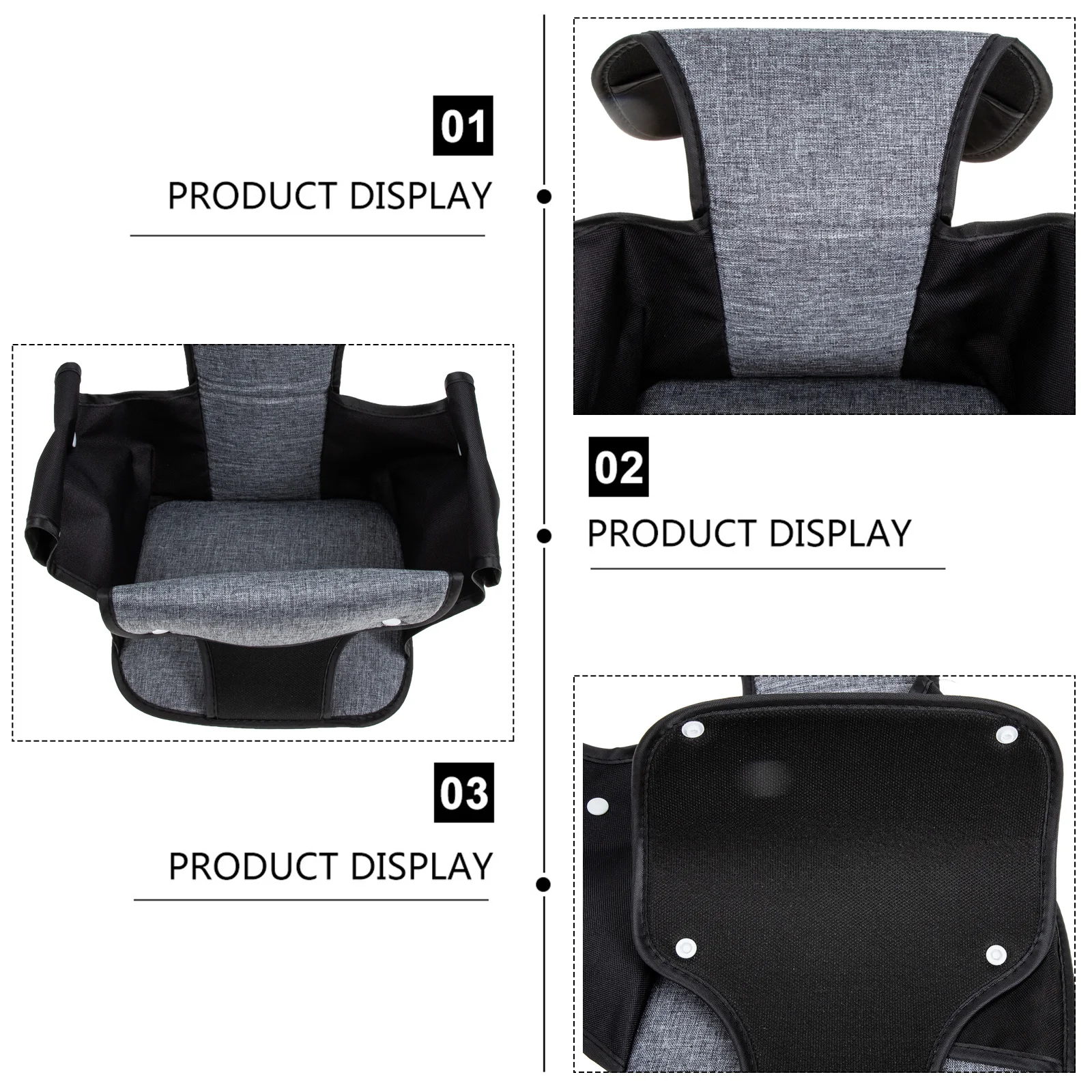 وسادة مقعد عربة الأطفال لسيارة الرضع، وسادة دعم خفيفة الوزن قابلة للتنفس، مريحة لسلامة عربة الأطفال