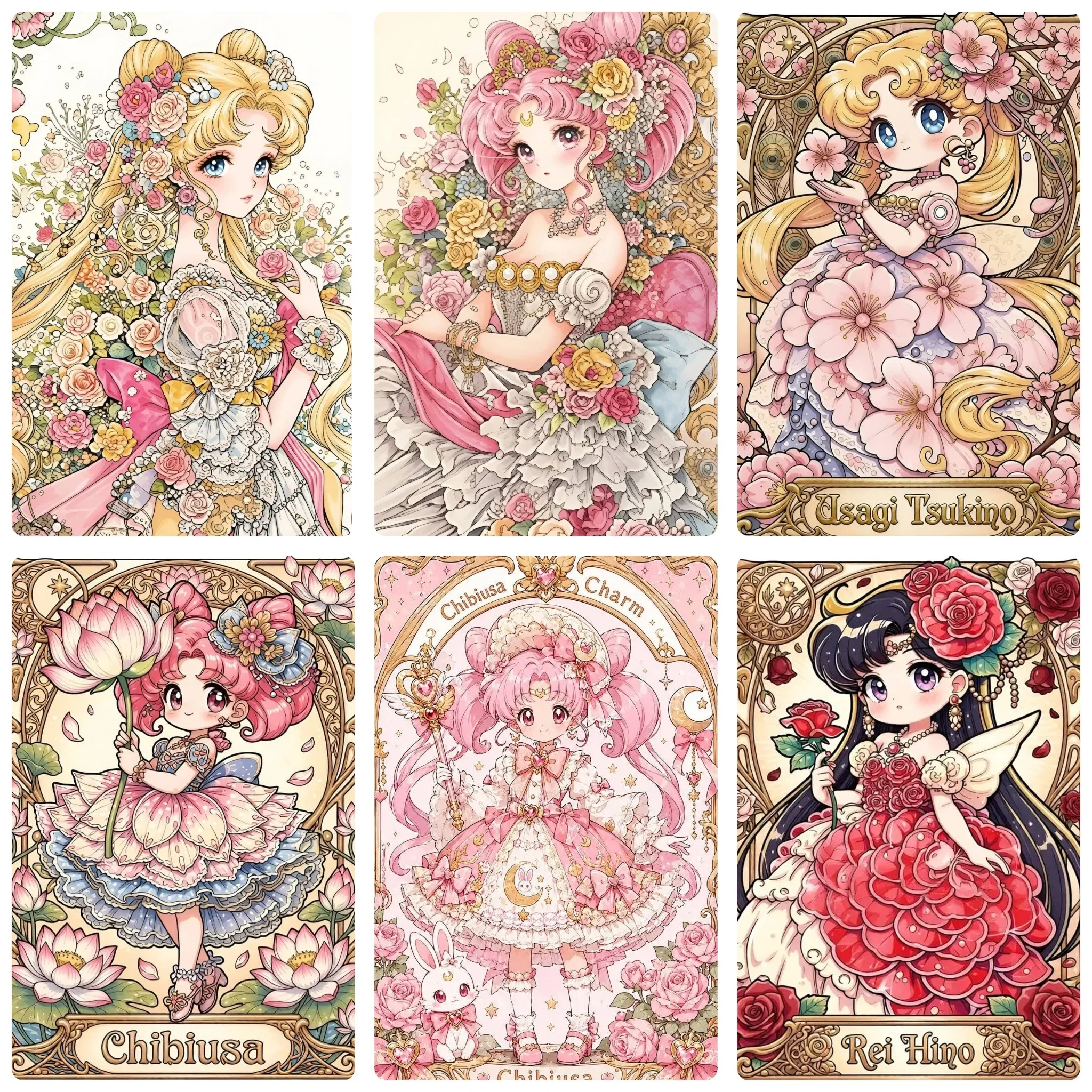 DIY Vintage Anime Maiden Diamond Painting, Ornate Floral Maiden Character For Living Room Wall Decoration Exquisite Gift