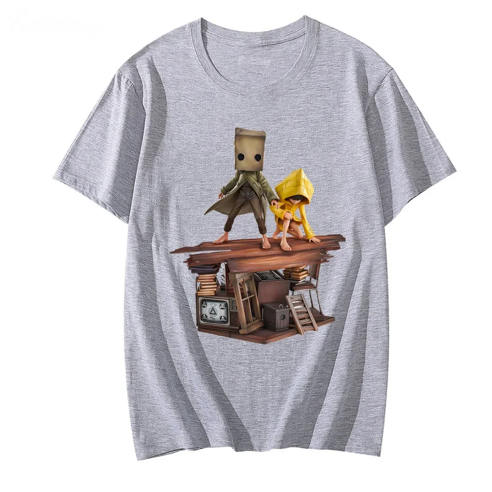 2026new تي شيرت كوابيس صغيرة Harajuku هوديي س الرقبة القطن عالية الجودة تي شيرت عادية الربيع/الصيف التي شيرت Camisetas