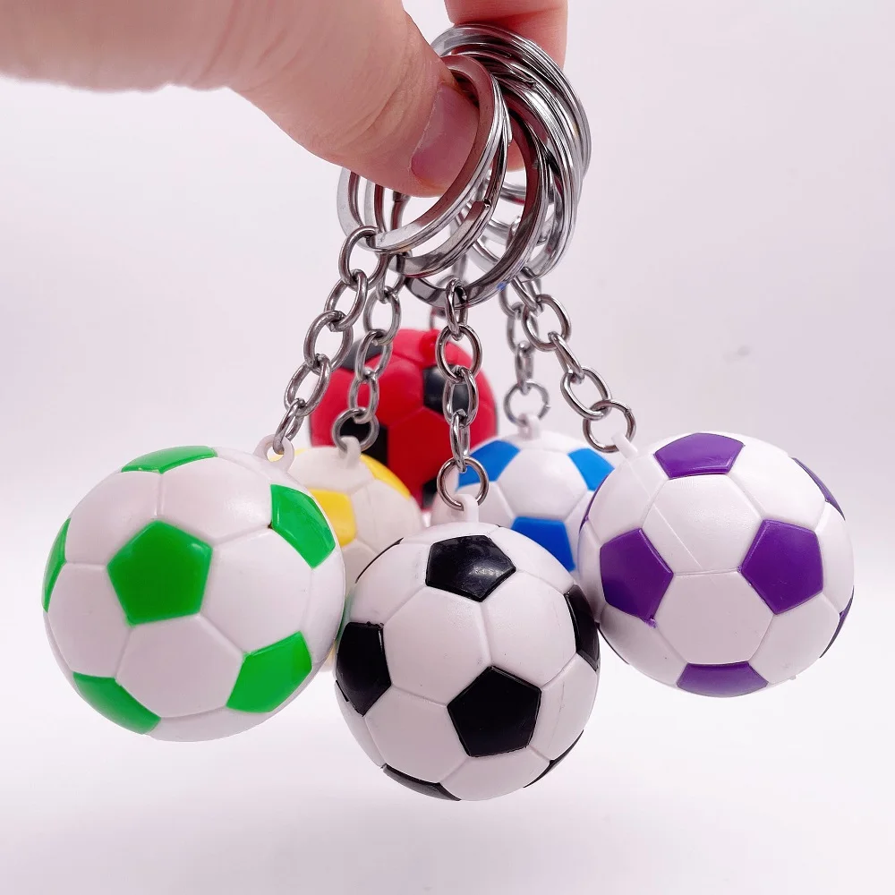 1Pc Fashion Key Ring Keyring For Favorite Sportsman\'s Gift Car Key Chain Sports Keychain Football Basketball Golf Ball Pendant