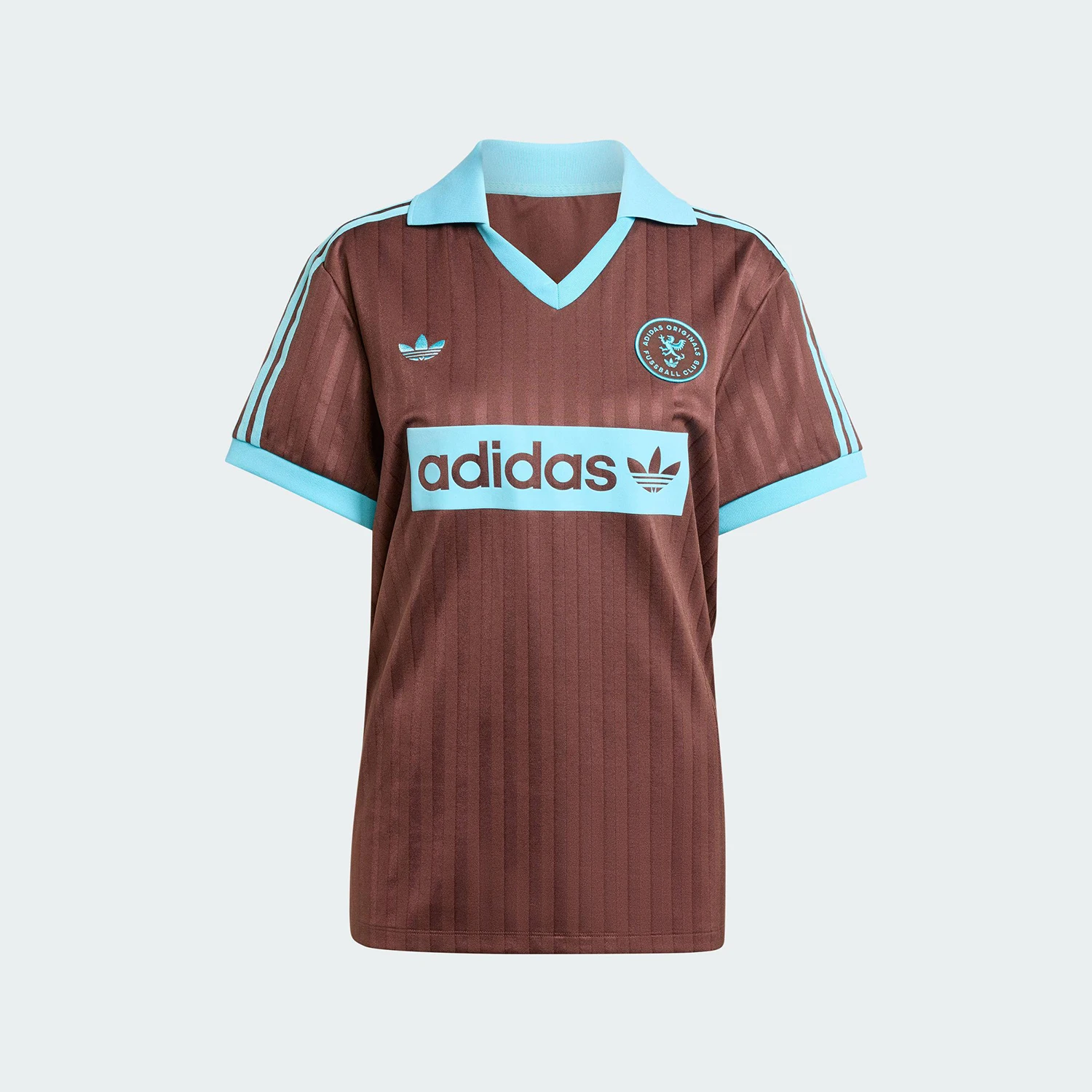 قميص بولو ريترو بياقة فضفاضة للسيدات من Adidas JY3542