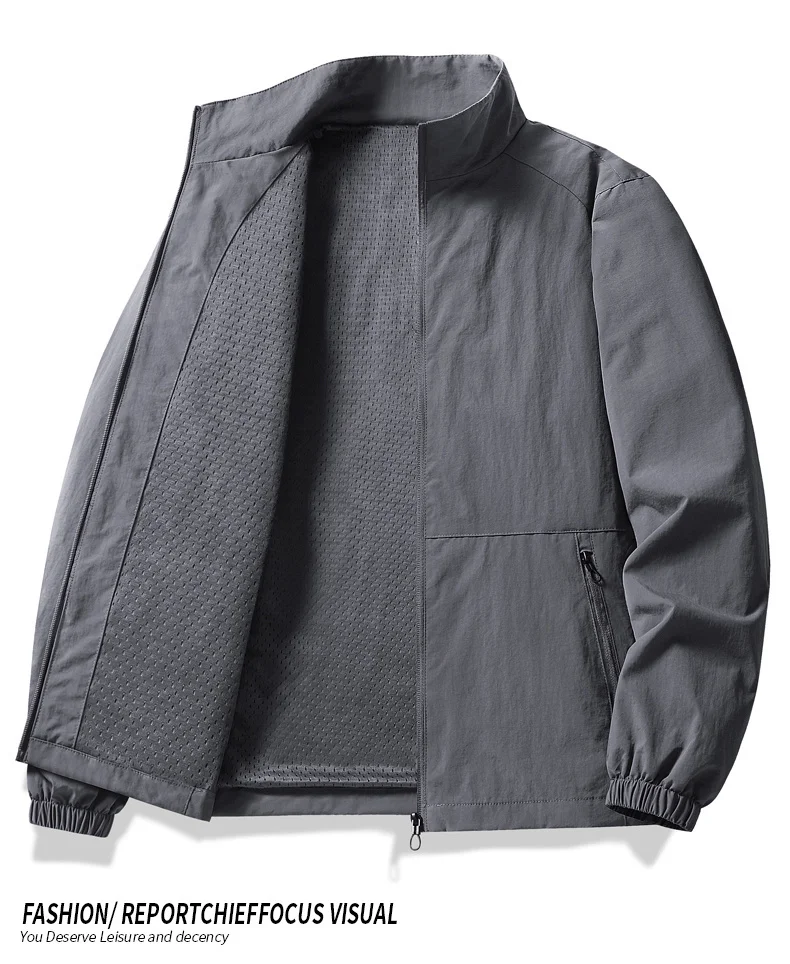Neue Herbstkollektion: Herren-Baseballjacke, Outdoor-Sportjacke im lockeren koreanischen Stil, lässige Oberbekleidung. – Detail 10