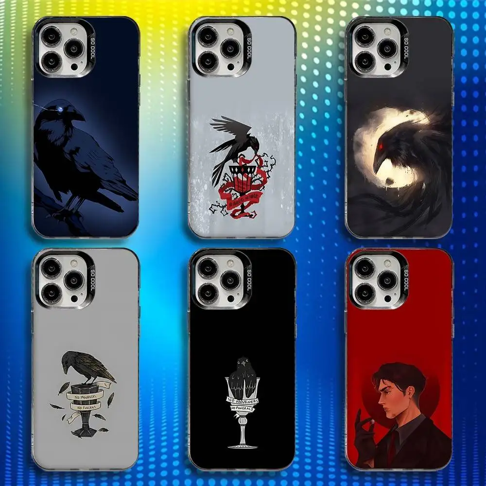 

S-Six Of C-Crows Phone Case For iPhone 17,16,15,14,13,12,X,8,Pro,Max,Plus,E,SE4,Air,Mini IMD Matte Black