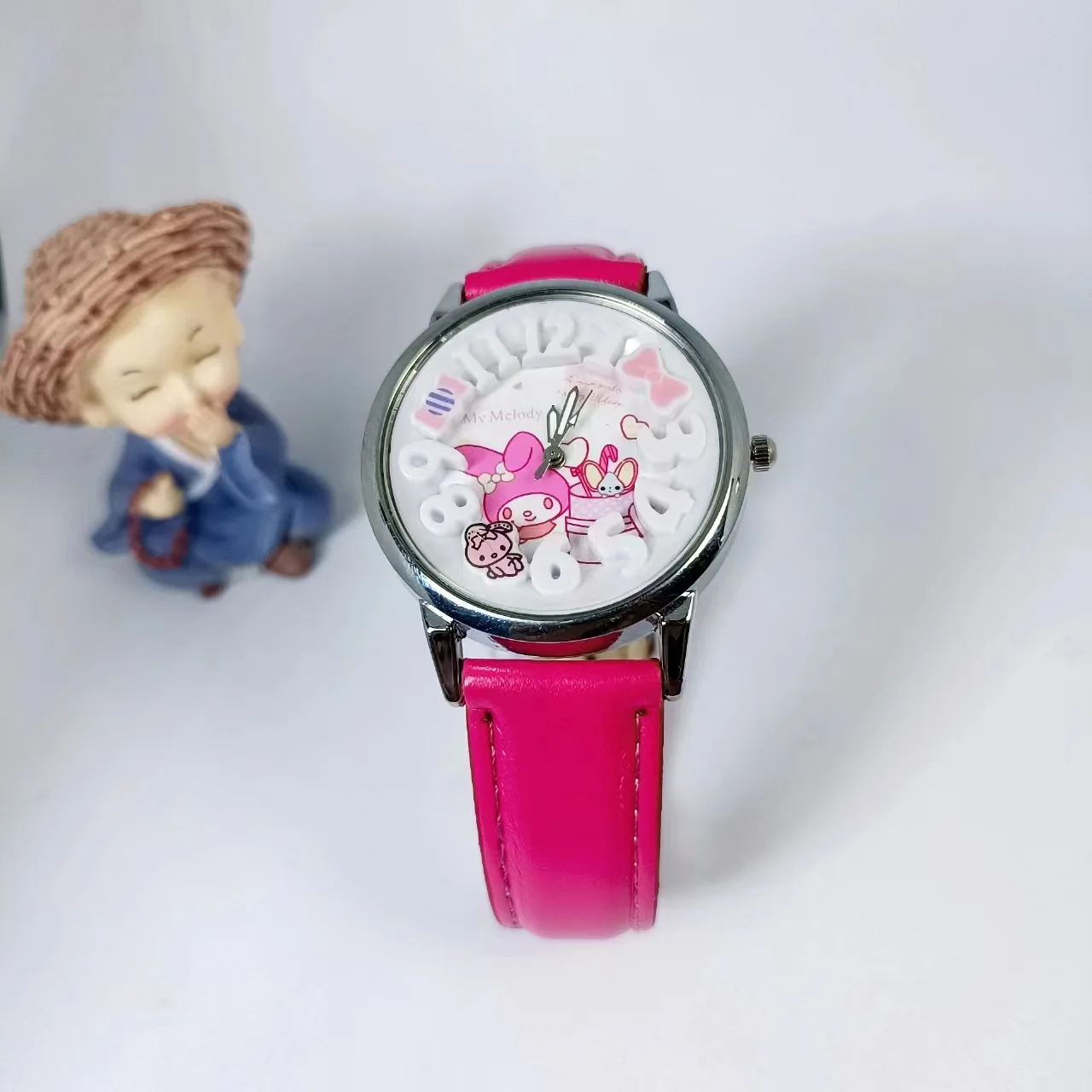 MINISO Hello Kitty Cartoon Children\'s Watch 3D Stereoscopic Screen waterproof  Children Wrist Watch girl Christmas Gift