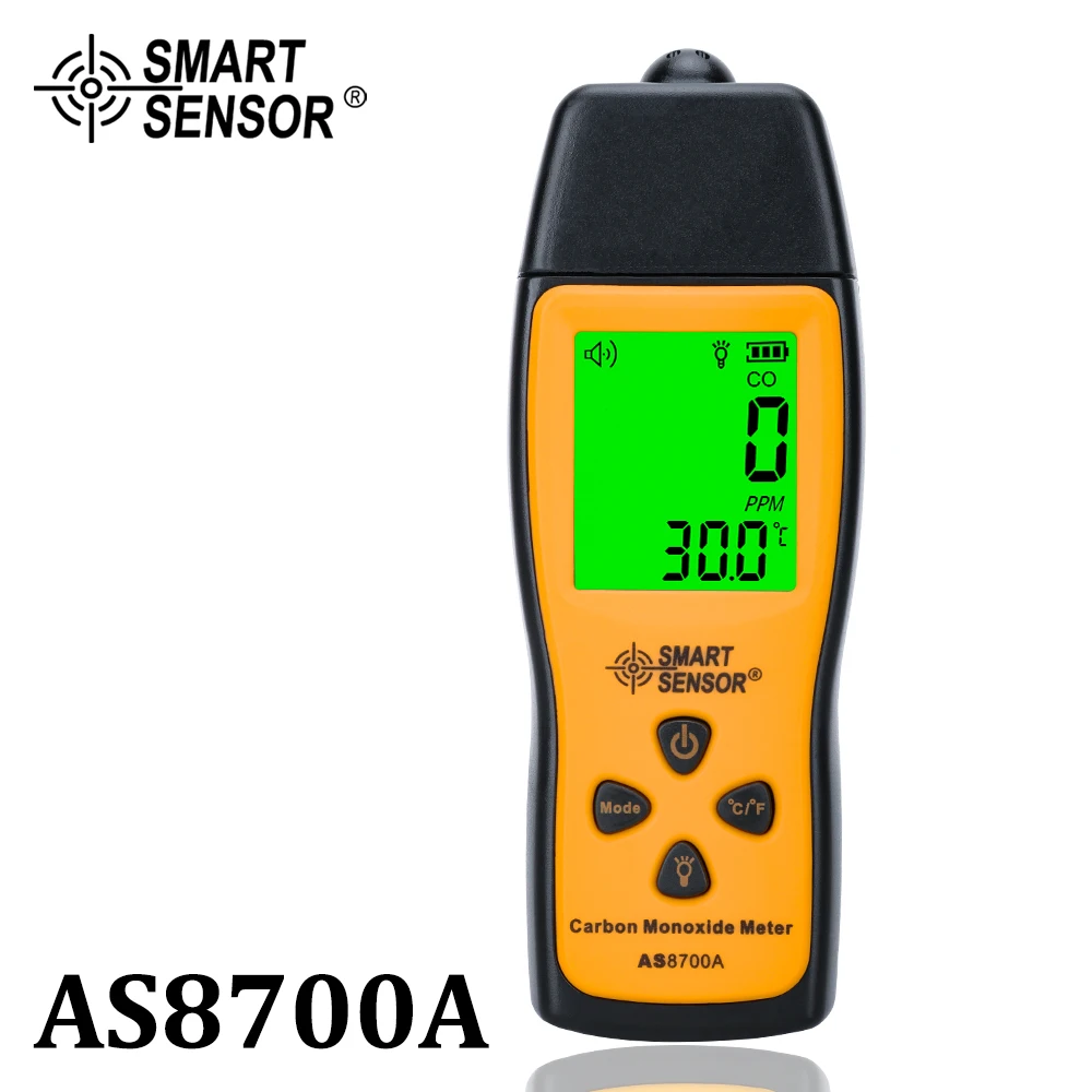 Handheld Carbon Monoxide Meter Portable CO Gas leak Detector Gas Analyzer High Precision detector de gas Monitor tester 1000ppm