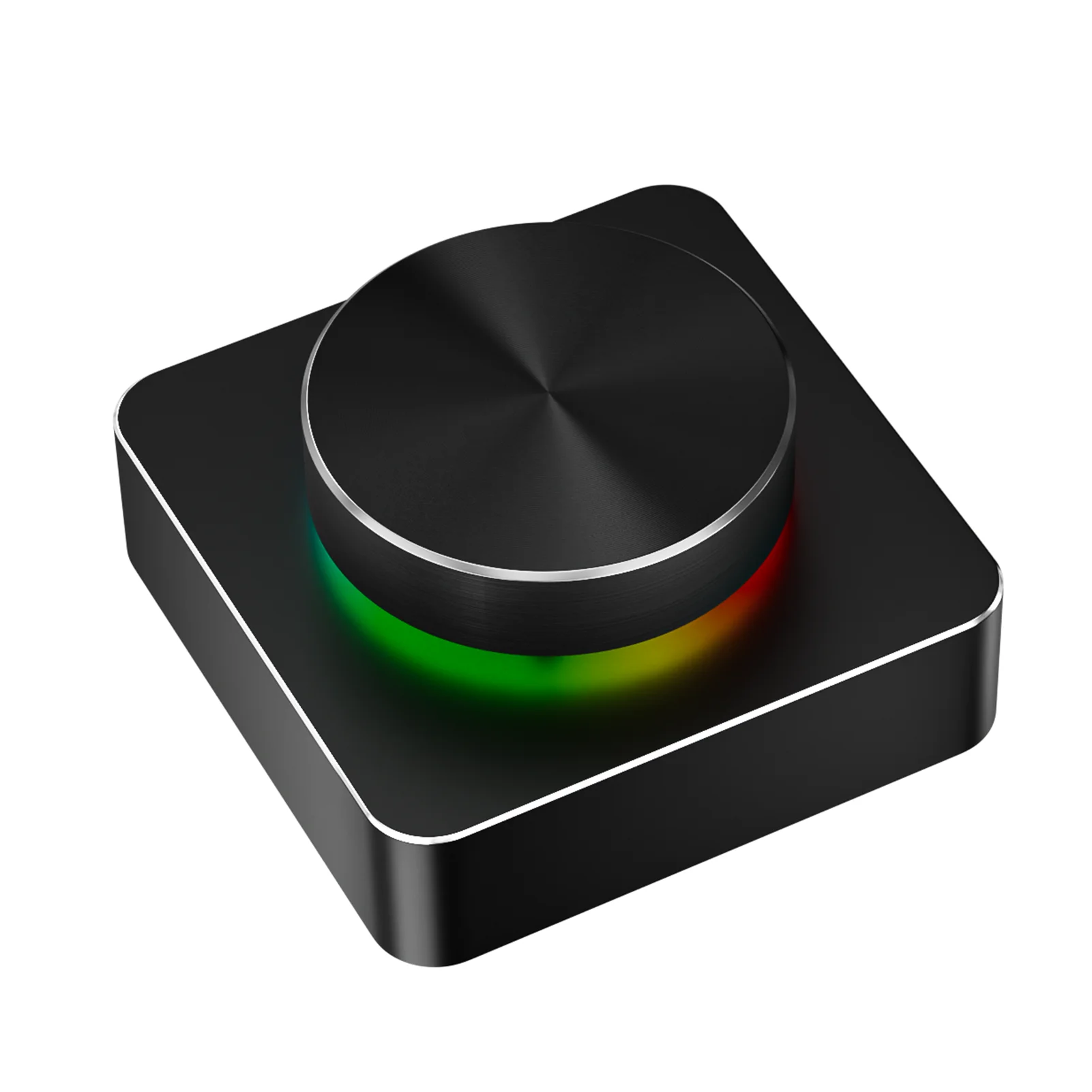 

Multimedia Adjustment Controller RGB Volume Control Knob USB+BT+2.4G Three Modes Multimedia Controller for PC/Gaming