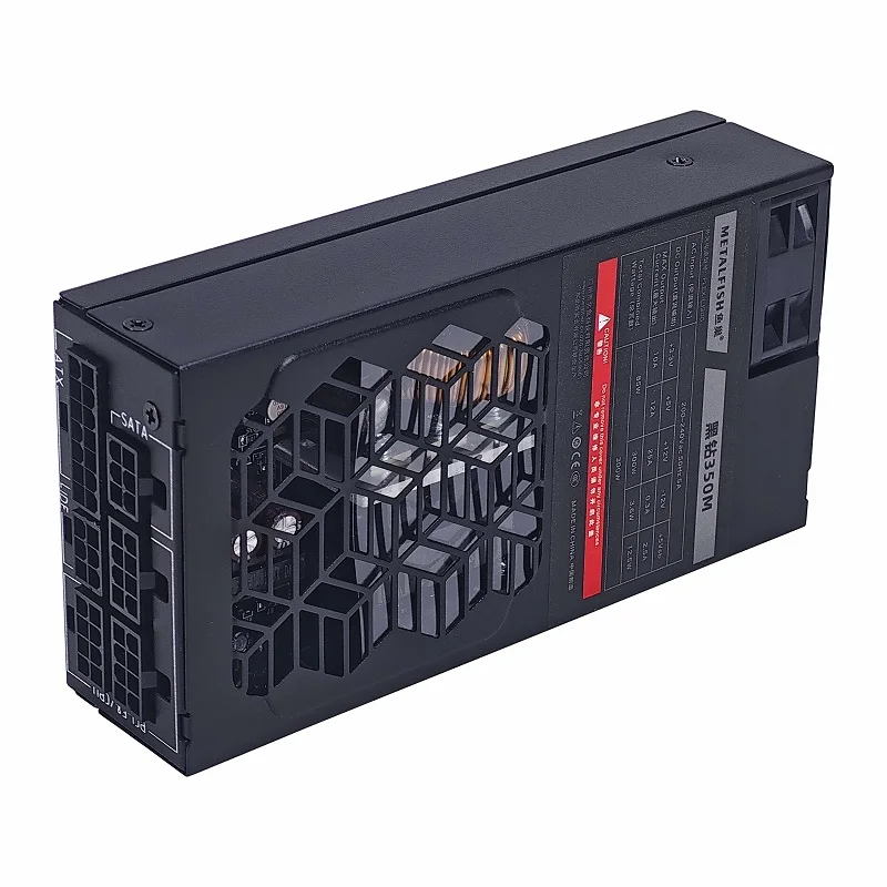 METALFISH Flex 300W Full Modular Power Supply Flex-ATX 1U PSU For ITX Mini PC POS NAS GPU Dock 220-240V