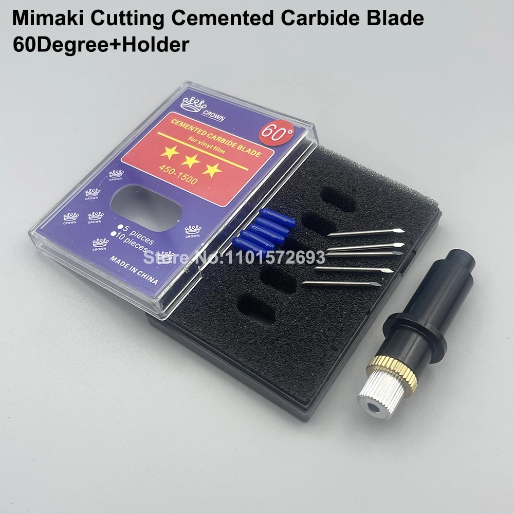 6PCS Mimaki Cutting Knife Blade Holder 30 45 60 Degree Cemented Carbide Blade for Mimaki CJV30 CJV150 CG-60 CG-130 CG-75 Cutter