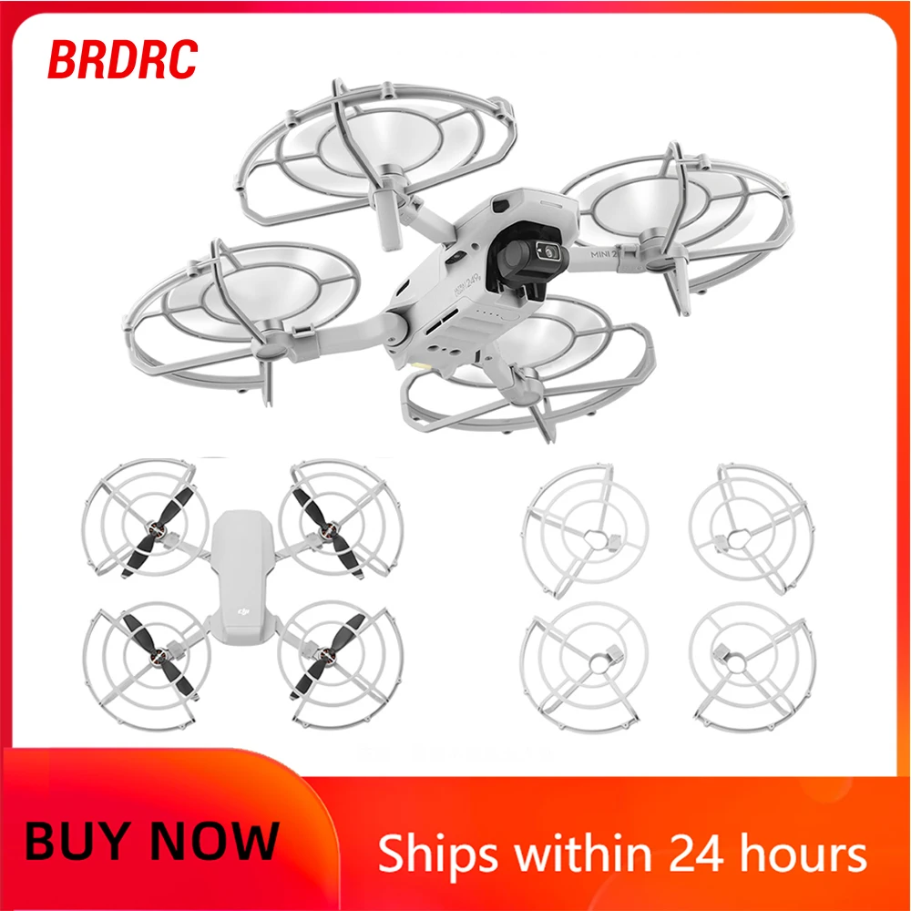 BRDRC Fully Enclosed Propeller Protector for DJI Mini 2/Min SE Drone Propeller Guard Props Wing Fan Cover Accessory