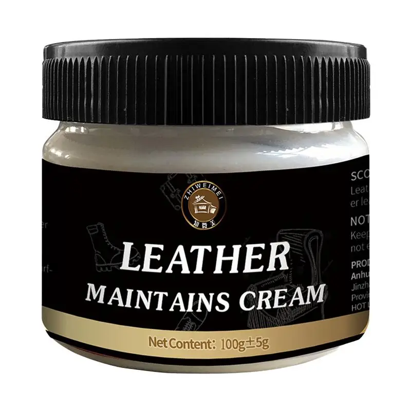 

Leather Cream Conditioner For Car Interior Leather Clothes Pant Bags Car Seat Polishing Nourishment Auto Home Universal Supplies