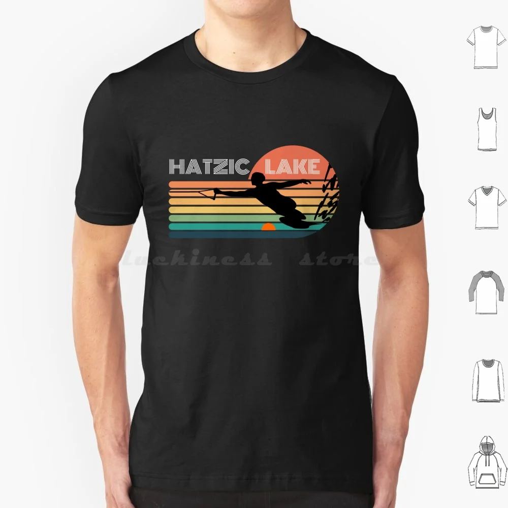 Hatzic Lake Water Ski Slalom Skier T Shirt 6xl Cotton Cool Tee Water Ski Slalom Ski Slalom Skier Wakeboarder Wakeboarding