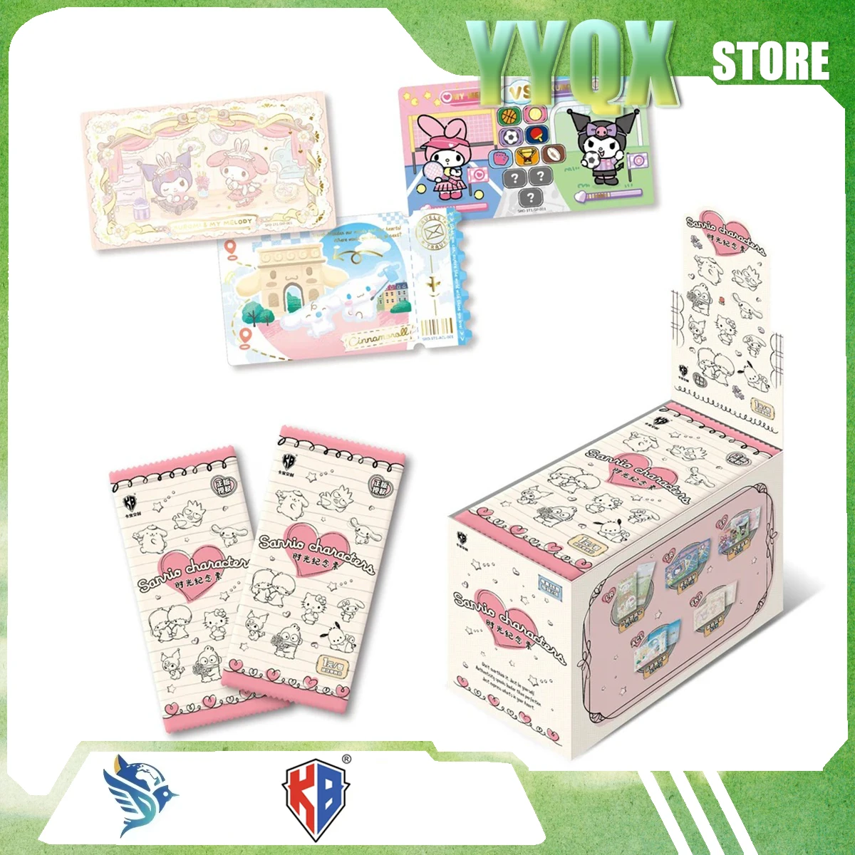 

KABAO 2026 NEW ‌Sanrio Hello Kitty My Melody‌ Kuromi‌ Cinnamoroll‌ Pochacco Cartoon Periphery Collection Gift Surprise Cute Toy