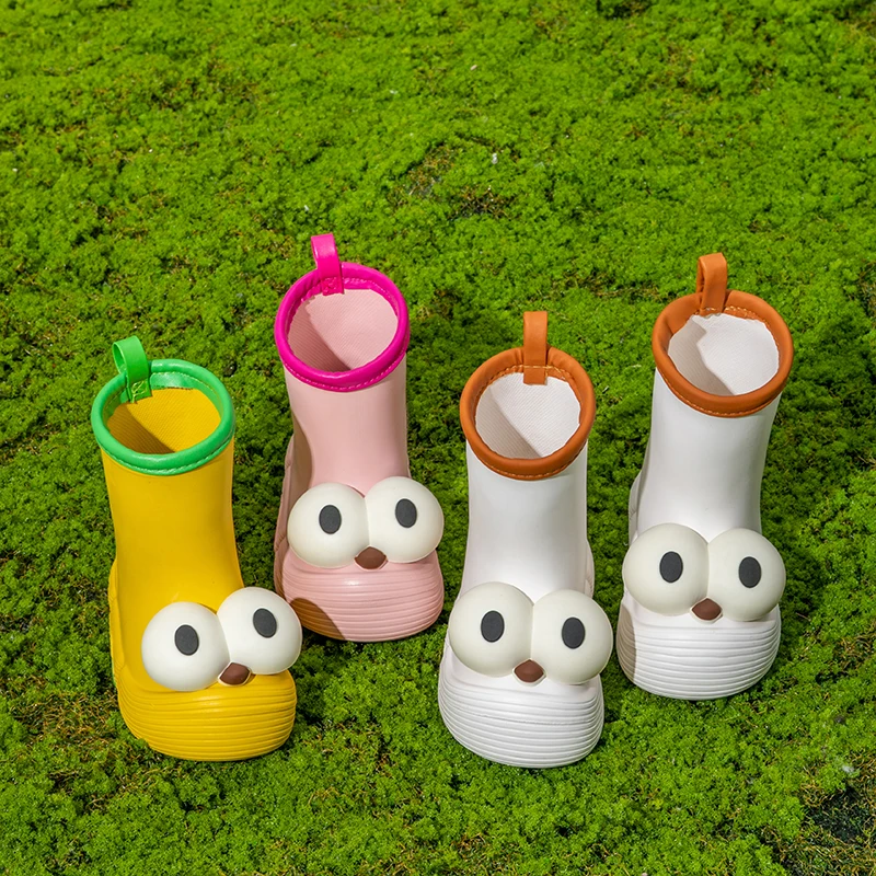 Rain Boots For Children Outdoor Non-slip Waterproof Shoes boys Galoshes Girls Rubber Shoes Summer Rain School