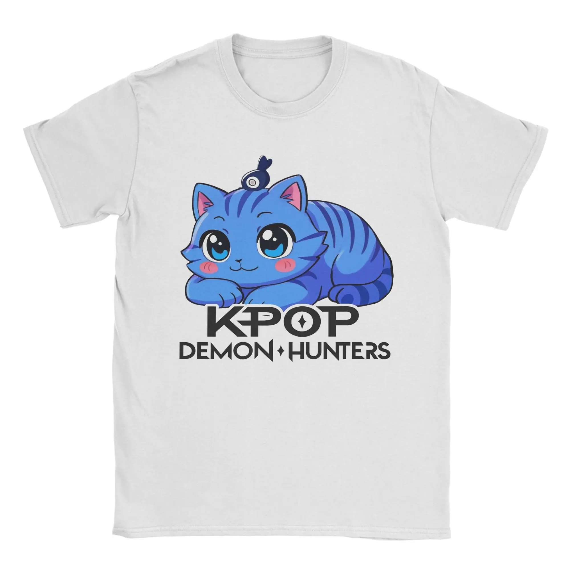 

K-Pop Demon Hunters Derpy Sussy Футболка с героями мультфильмов для мужчин Винтажная футболка из 100% хлопка с круглым вырезом Футболки с короткими рукавами Новые топы