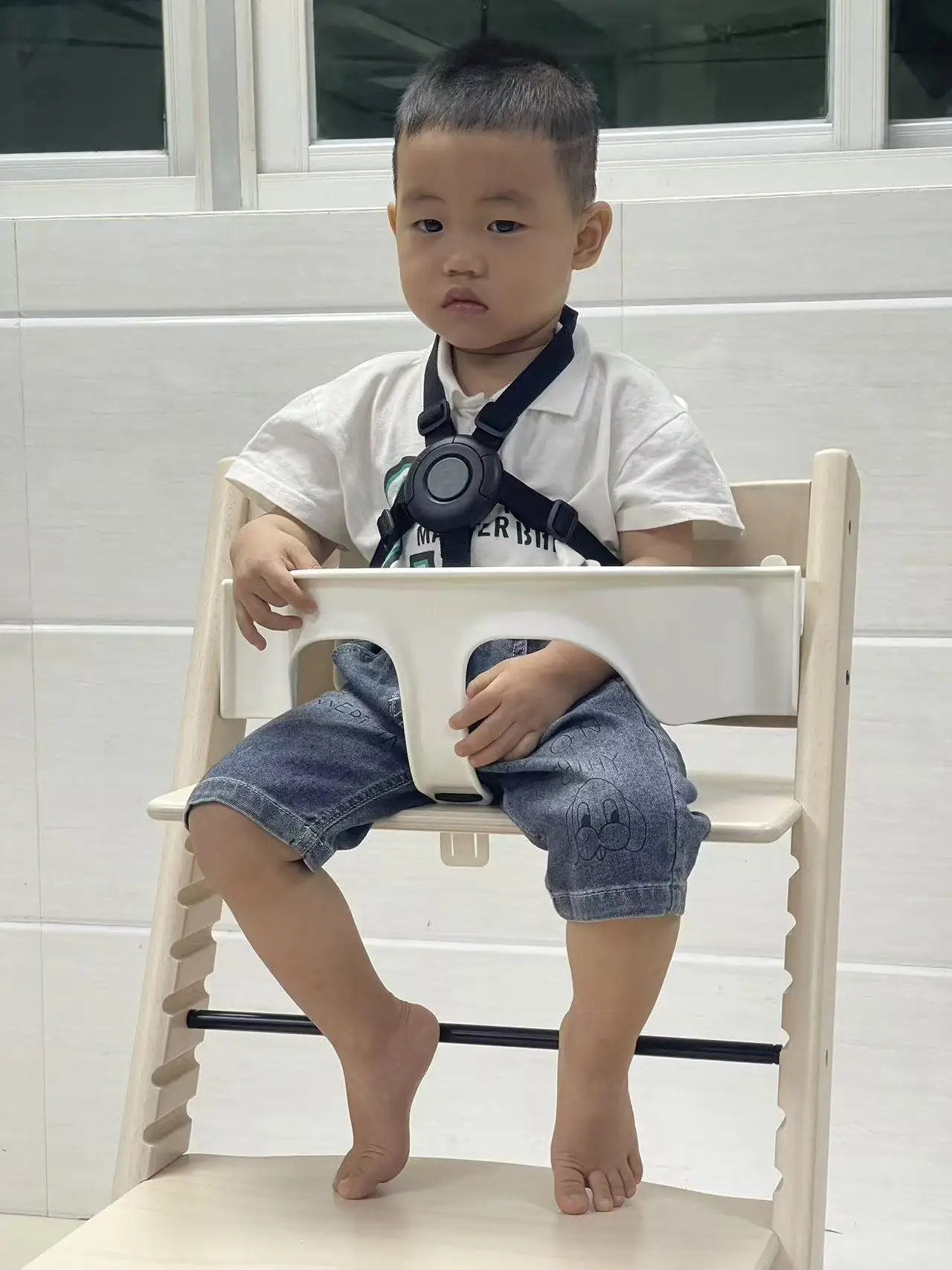 أشرطة أمان بخمس نقاط لـ stokke tripp trapp harness2 حزام أمان للأطفال كرسي مرتفع كرسي طعام خشبي تسخير 2