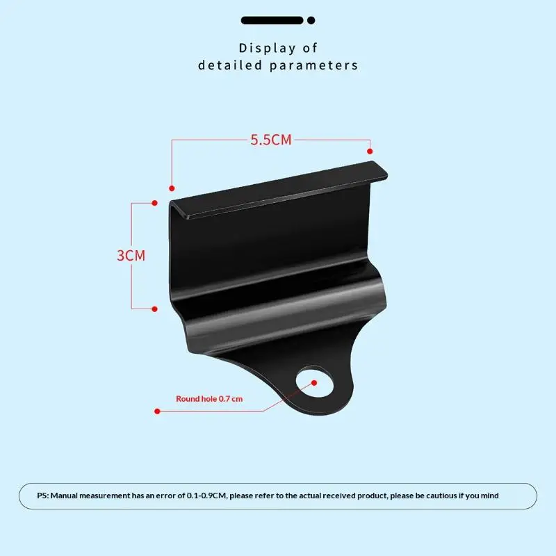 Universal Motorcycle Meter Holder Bracket CNC Aluminum Easy Assemble Square Stand for Voltmeter Tachometer Custom Bikes
