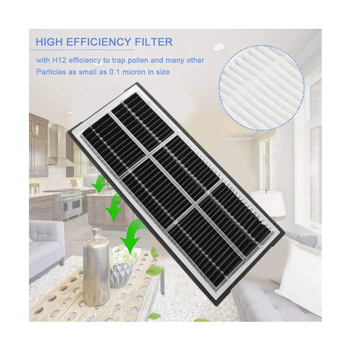 8 шт. Hepa фильтр для робота-пылесоса T7S/T8plus/G10/G10S/S8 Pro Ultra /S8 +/S8