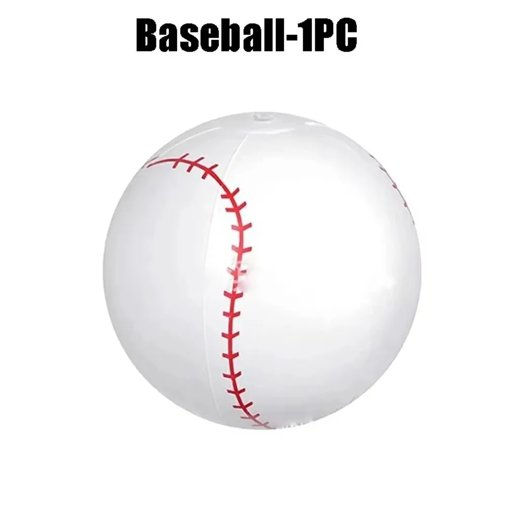 1PC Inflatable Sports Balls Baseball Style Rugby Style Beach Football Balls Float Design Balloon Material Pool Float Balls