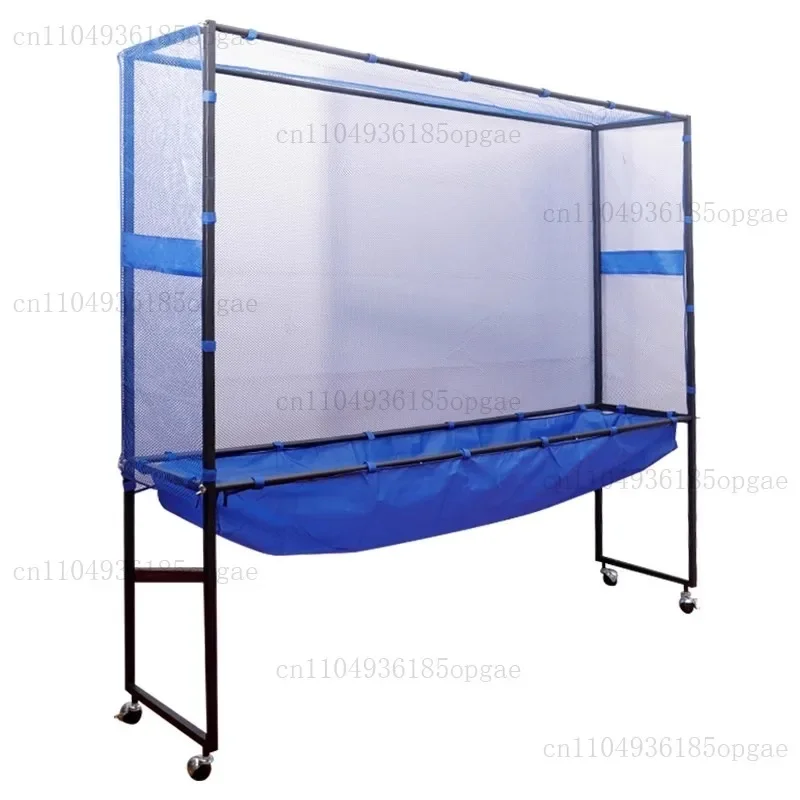 Table Tennis Catching Net Floor-to-ceiling Collector Multi-ball Stand Ball Machine Recycling Net Mobile Collecting