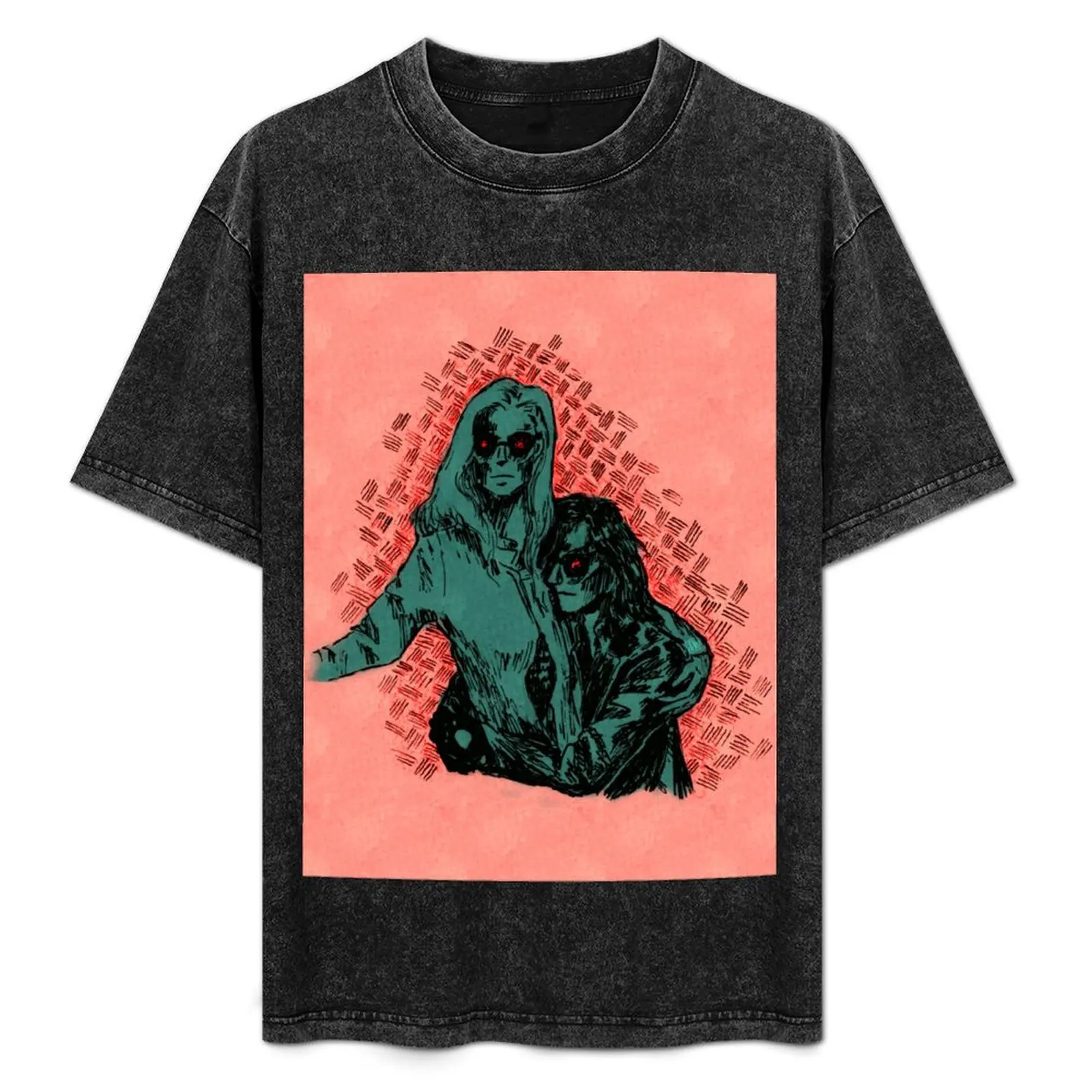 

Vampire Love (square format) T-Shirt Basic Solid Color Short Sleeve T-Shirt