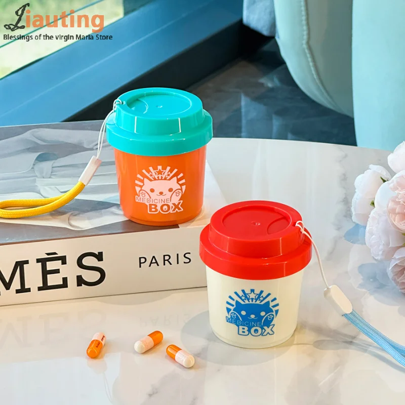 

3/4 Grids Large Capacity Pill Cases Organizer Box Weekly Travel Pill Organizer Portable Pocket Pill Case Holder Container Box