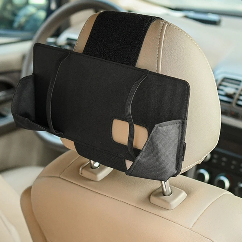 حامل مسند الرأس بالمقعد الخلفي للسيارة لوحدات التحكم بالألعاب والمقعد الخلفي للسفر دروبشيب