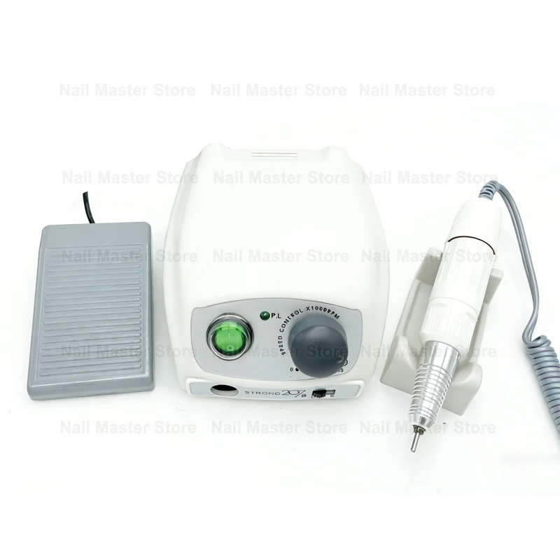 Nouveau 35000 tr/min perceuse à ongles électrique Strong207B 65W Machine de manucure Kit de pédicure H20N pièce à main équipement de lime à ongles outil d'art des ongles