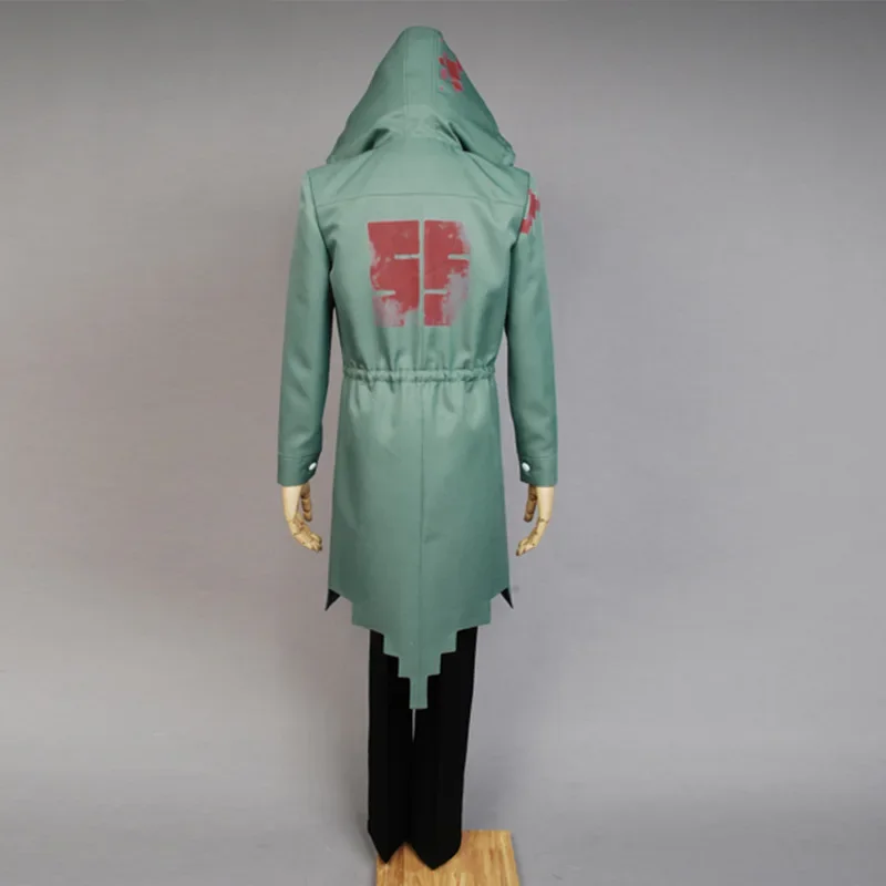 Dangan Ronpa 2 Danganronpa Cosplay Traje para homens e mulheres, Nagito Komaeda Jaqueta, Casaco, Hoodie, Peruca Anime, Camisa de Halloween, Vestir