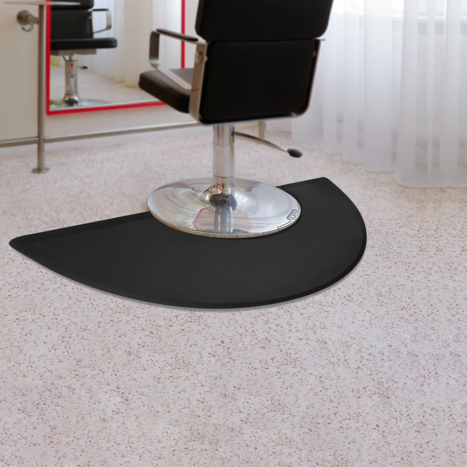 

Barber Chair Mat Hairdresser Anti-slip Floor Pad Carpet Ergonomic Non-Slip Hairdressing Barber Floor Mat Long Standing Comfort
