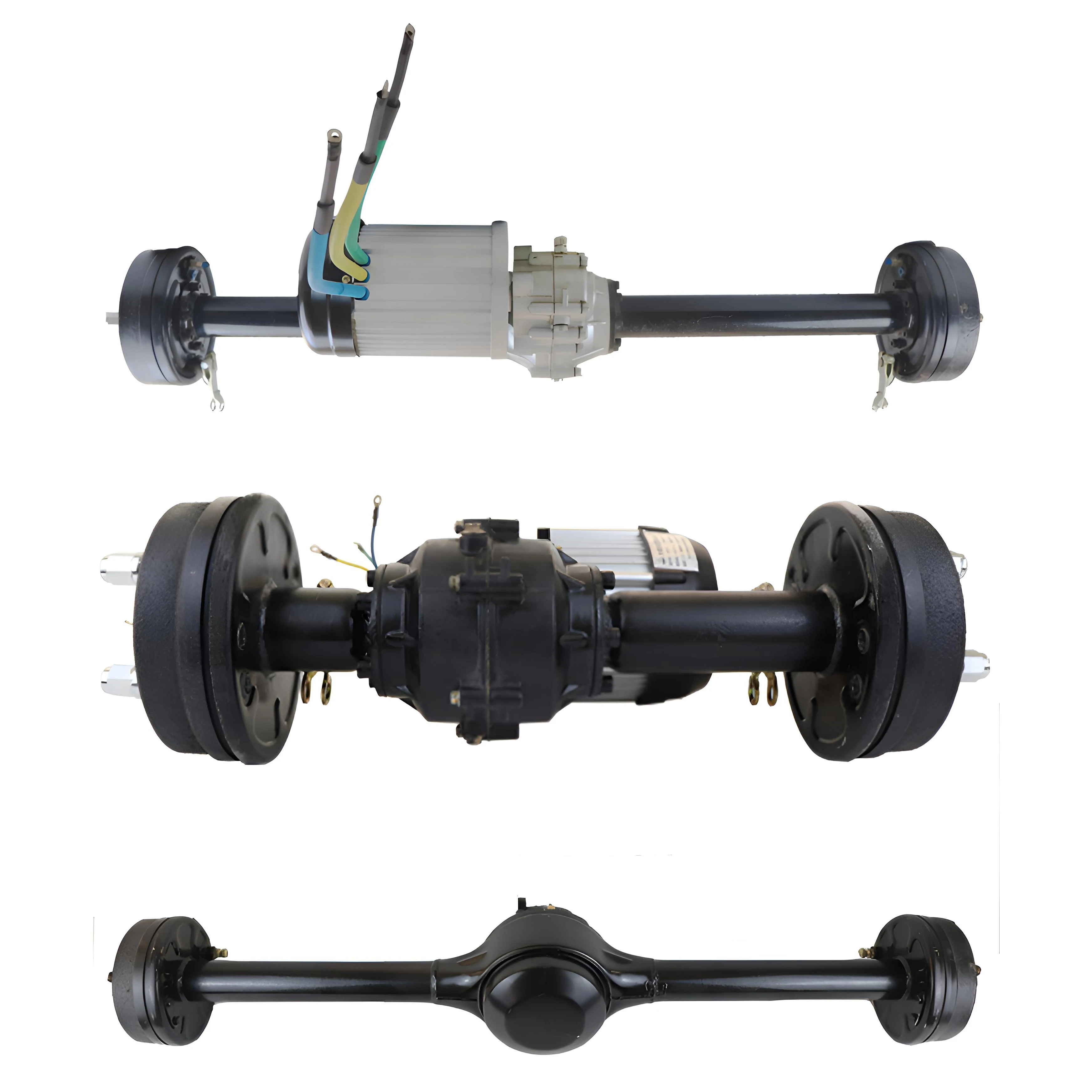 2000W-3000W BLDC DC Brushless Atv Rear Axle Assembly PMDC for Electric Rickshaws Boats Shaft 3500rpm 72V Permanent Magnet 5