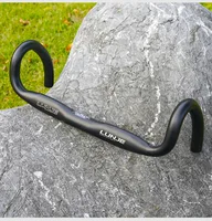 Manillar de bicicleta de carretera ultraligero 25,4 31,8 barra de caída exterior aleación de aluminio 380/400/420mm manillar de bicicleta