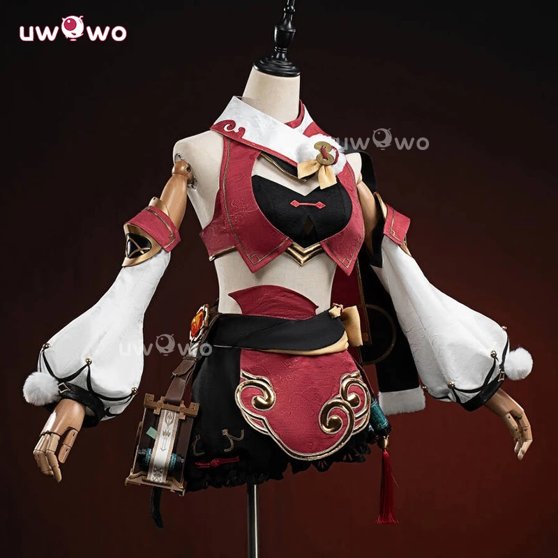 

UWOWO Yanfei Cosplay Collab Series: Genshin Imapct Yanfei Cosplay Costume Yanfei Liyue Cosplay Halloween Costume