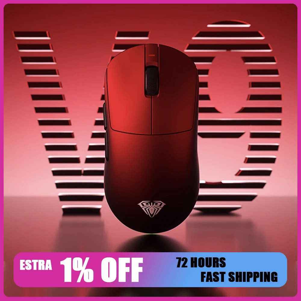 

AULA V9/V9+ Mouse Paw3950 Tri Mode Wireless Paw3395 8000Hz Esports Gaming Mice Lightweight Mouse PC Accessories For FPS Gamer