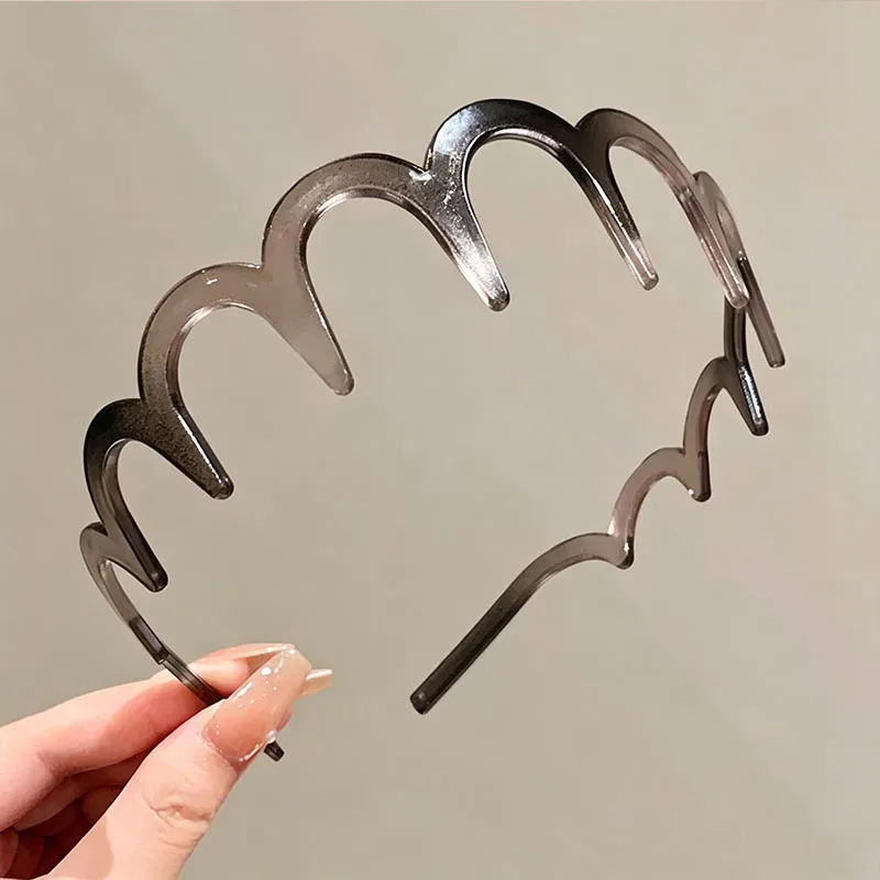 Eleganter, rutschfester Haarkamm, Haarband für Frauen und Mädchen, süßer Haarschmuck, einfaches Haarband, Haarreifen, modische Haar-Accessoires – Detail 9