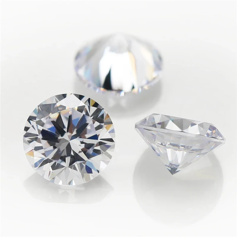 0,7 ~ 2,5 mm 100 Stück ~ 10000 Stück 5A kleine Zirkon-Edelsteinperlen, runde weiße Zirkonia-Steine, runder Brillantschliff, lose CZ-Steine – Detail 6