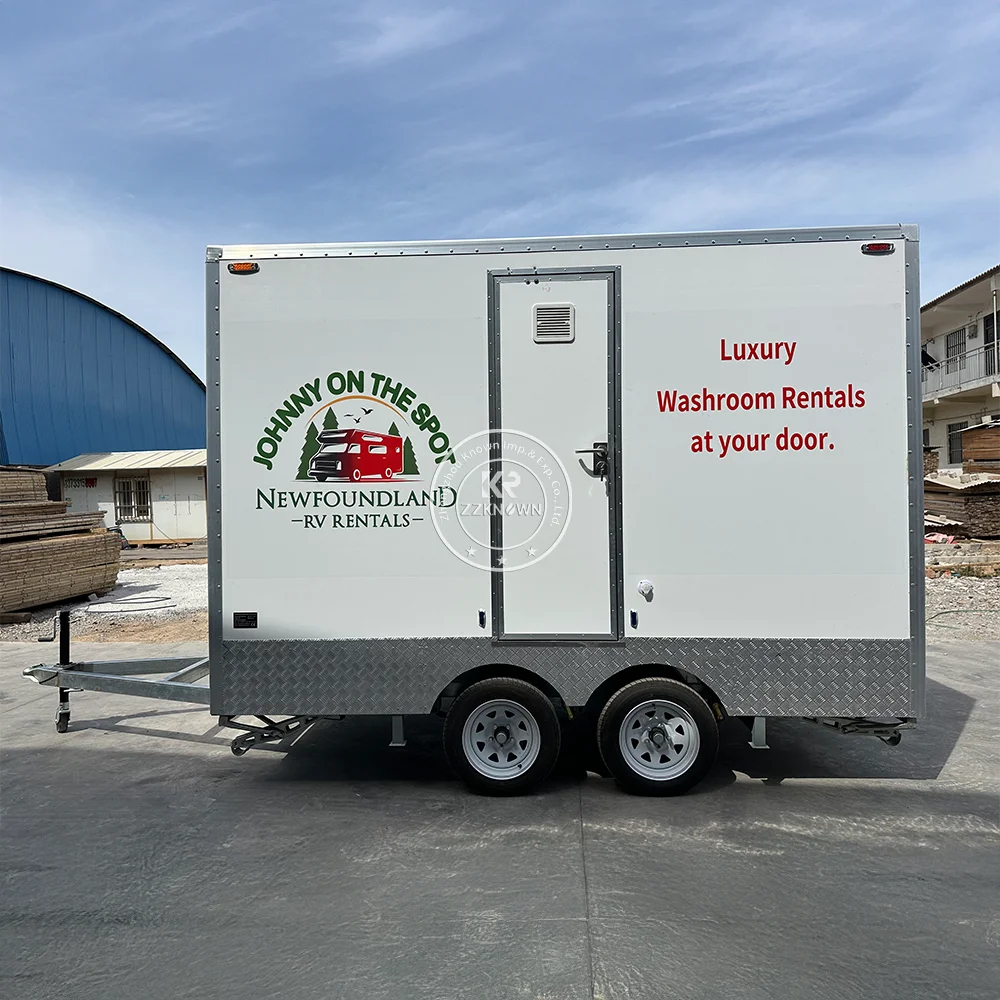 

Роскошный портативный прицеп для кемпинга, мобильный прицеп для туалета, душевая комната, роскошный прицеп для ванной комнаты, туалета на продажу