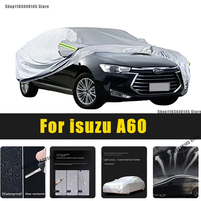 

Full Car Covers Outdoor Sun UV Protection Dust Rain Snow Oxford cover Protective For isuzu A60 Accessories