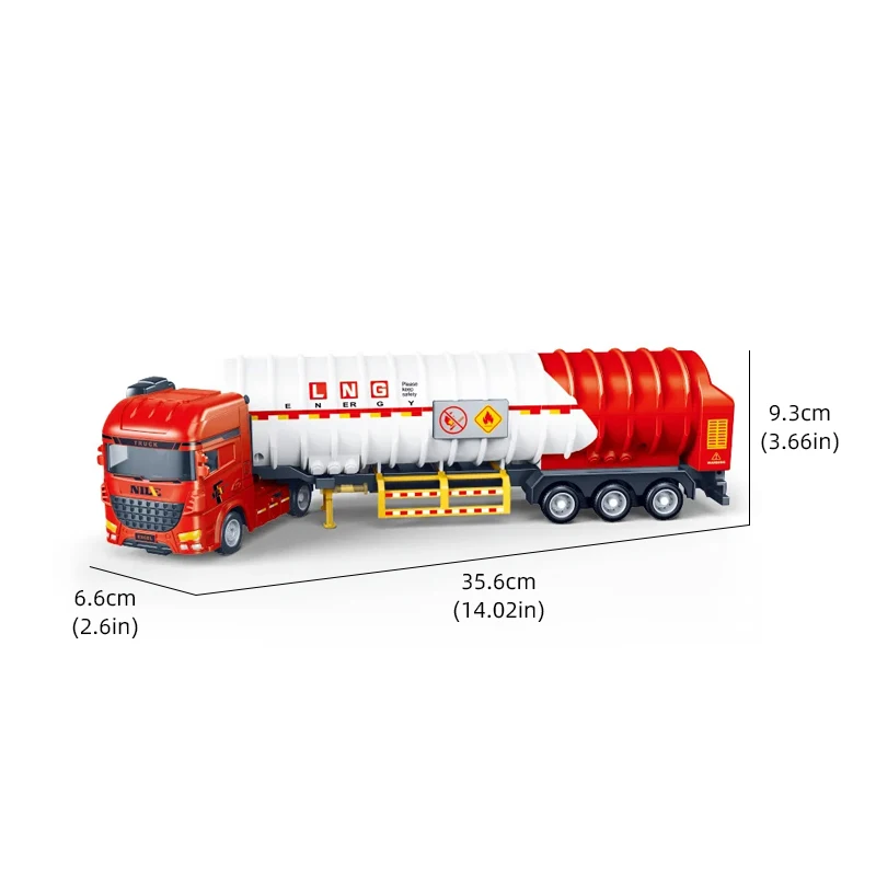 1/50 caminhão tanque de óleo das crianças brinquedo deslizante puxar transporte engenharia veículo inercial modelo carro crianças brinquedos meninos presentes