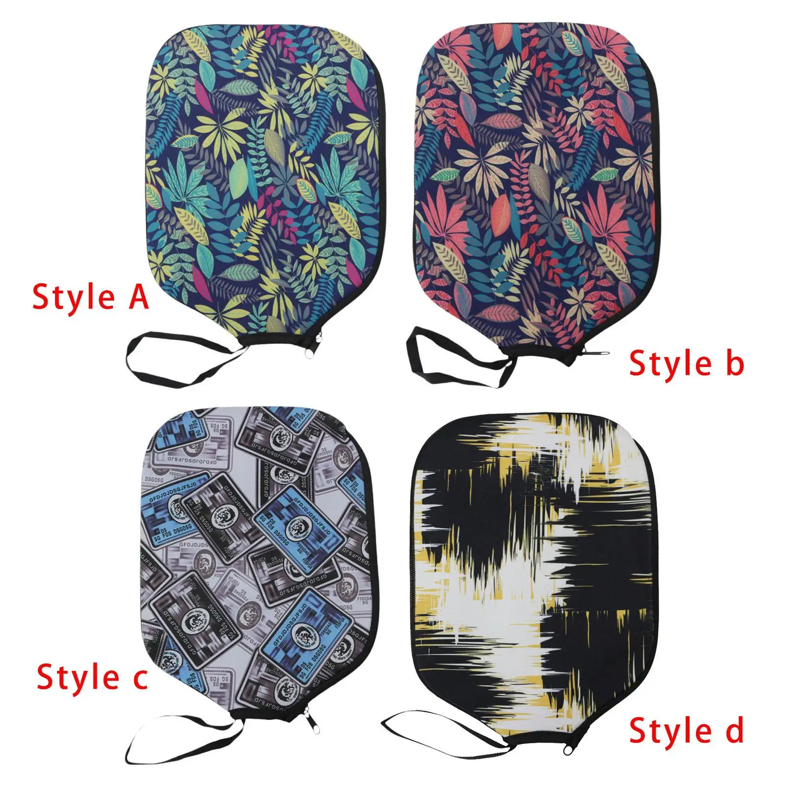 

Neoprene Paddle Storage Case with Handle Strap for Racket Protection