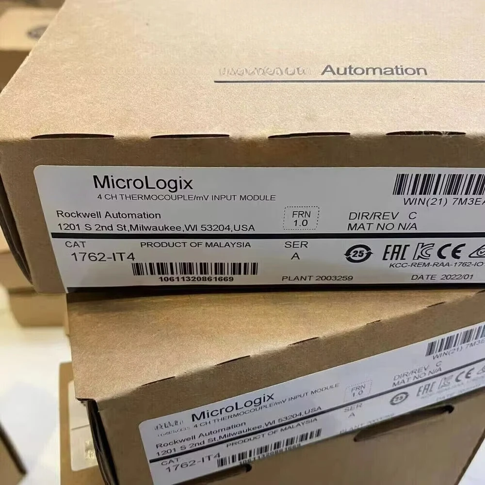 Nouveau Module 1762IT4 SER A MicroLogix Themocouple/mV scellé en usine 1762IT4