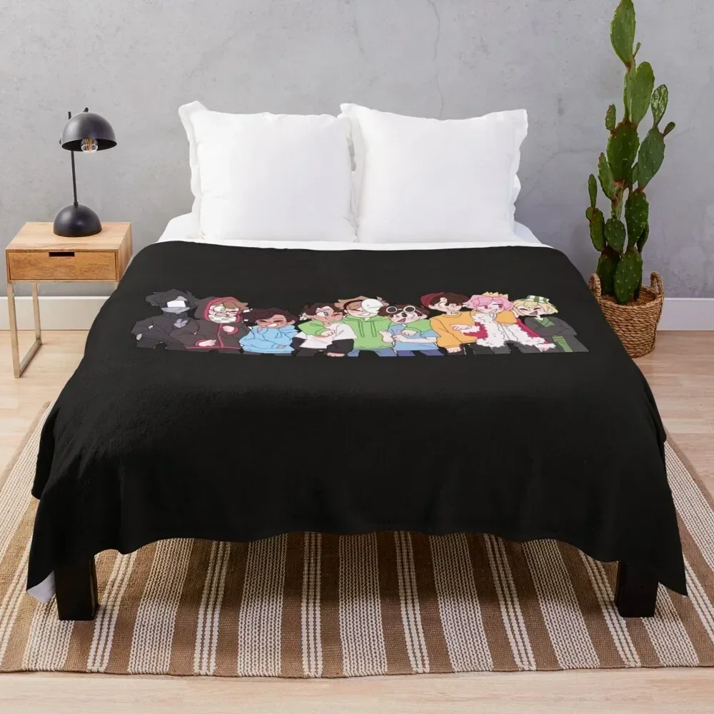 

dream smp all members Throw Blanket Reusable Durable Soft Blanket for All Seasons