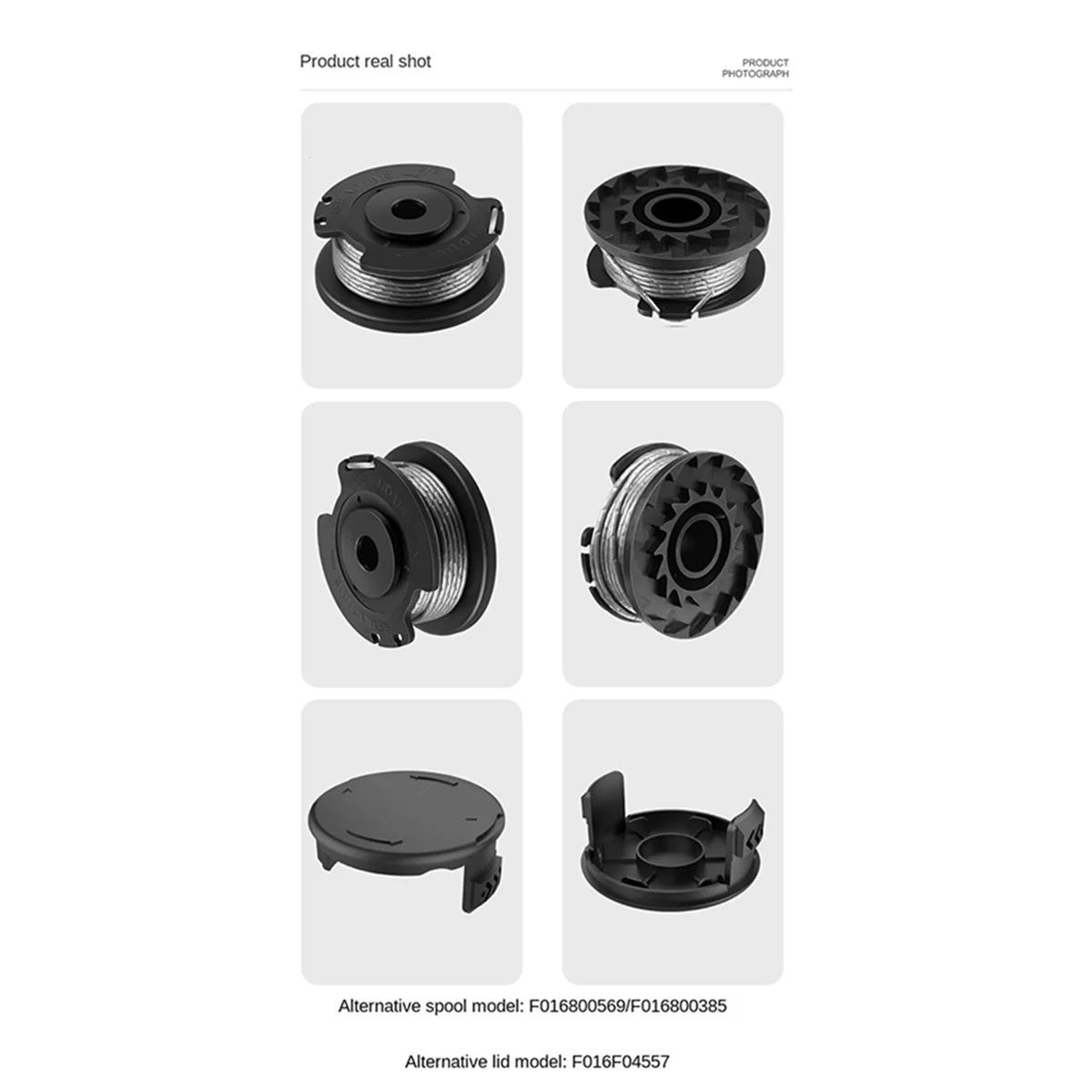 A71P ملحقات القص F016F04557 استبدال غطاء البكرة رؤوس القص غطاء خط حبل القص